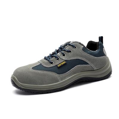 China Steel Toe Breathable PU S1 Safety Shoes For Men Lightweight With Cow Suede Upper for sale