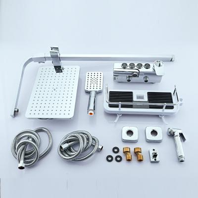 China Without Shower Slide Bar 304 Stainless Hose Hot And Cold Bathroom Shower Mixer for sale