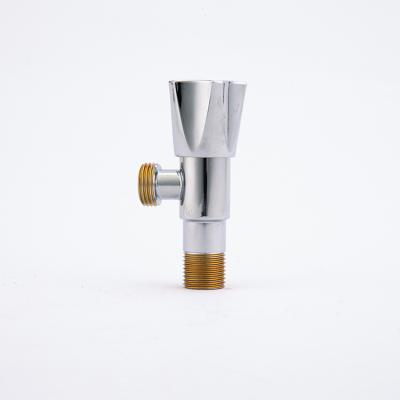 China With 1/2 Wholesale Diverter Factory Wholesale Angle Valve 90 Degree Angle Valve Toilet Brass Quick Open Shut Off Valve for sale