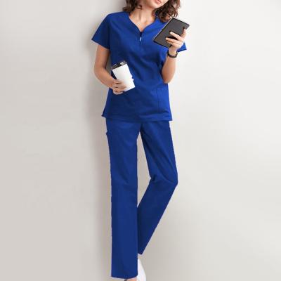 China Hospital RX Best Selling Medical Scrubs Doctor Nursing Uniforms Tenth Hospital Scrubs Medical Uniform Sets for sale