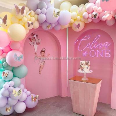 China Amina White Acrylic Craft Backdrop Durable / Beautiful White Acrylic Event Backdrop For Event for sale