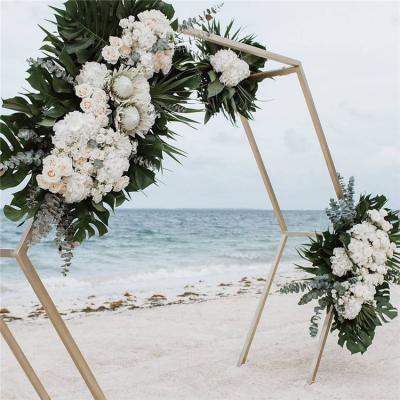 China Durable / Beautiful A&C Arch Frame Iron Metal Arch Backdrop Hot Selling Wedding Decoration for sale