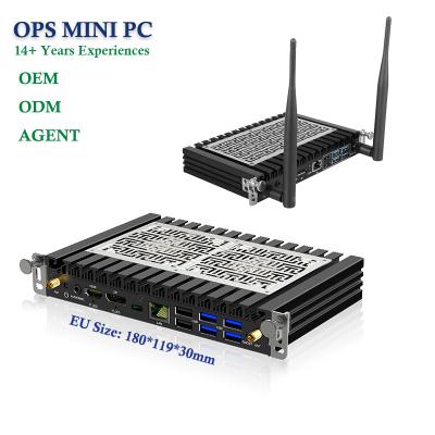 China For Business OPS PC 180*119*30mm Size X86 H110 H510 H610 intel 11th  12th Gen Core I3 i5 i7 Processor Ddr4 Ops Mini Pc For School All In One for sale