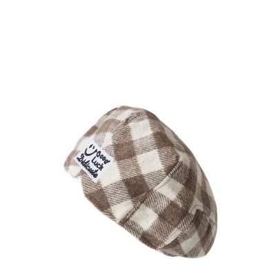 China Cheap High Quality Casual Baby Boy Kids Wool Beret Hat for sale