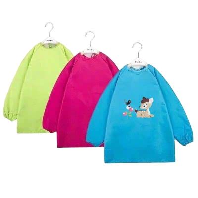 China Quality Cleaning Cheap Kids Color Paint and Art Smock Apron for sale