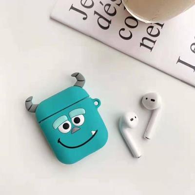 China Promotion Fashionable/Luxury Earphone Low Price Soft 3d Case For Airpods For Airpod Silicone Anti-lost Case for sale