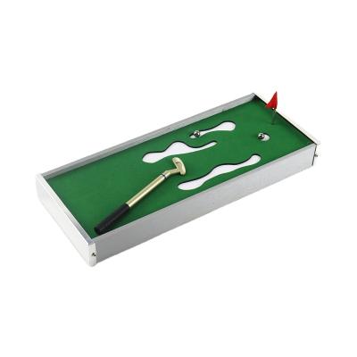 China Funny Unique Office Desktop Toy Mini Golf Course Fitness Sports Game for sale