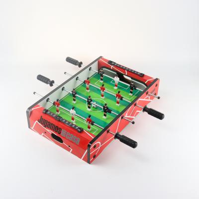 China Indoor Fun OEM Mini Tabletop Football Party Soccer Table Top Competition Soccer Table For Family Night for sale