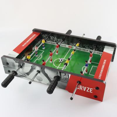 China Hot Sale Indoor Fun Mini Tabletop Football Party Soccer Table Top Competition Soccer Table For Family Night for sale