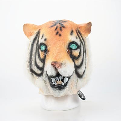 China Wholesale Latex Tiger Mask Halloween Carnival Factory Main Supply for sale