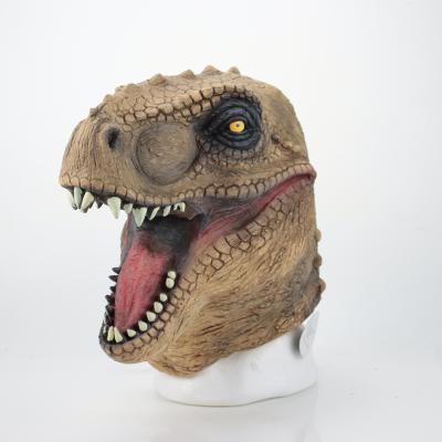 China Eco-friendly High Quality Amazon Hot Sale Dinosaur Party Mask Animal Latex Mask for sale