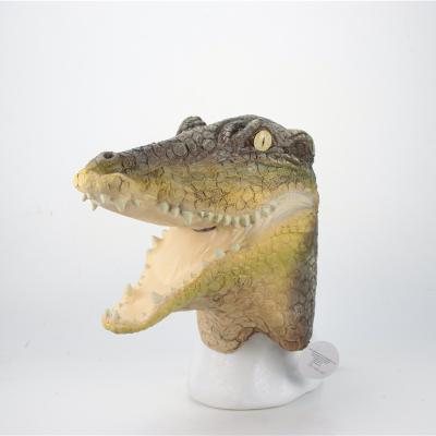 China Eco-friendly High Quality Hot Selling Amazon Crocodile Party Animal Mask Animal Latex Mask for sale