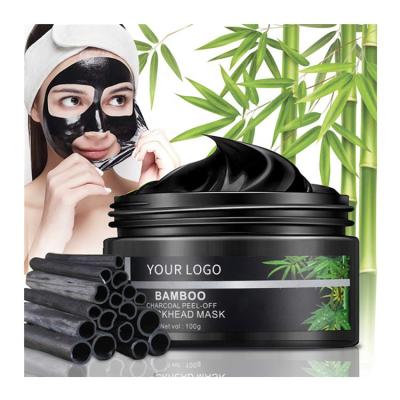 China OEM Private Moisturizer YANMEI Charcoal Blackhead LOGO Bamboo Active Charcoal Blackhead Sheet Mask Moisturizing Facial Exfoliating Skin Off Mud Mask for sale