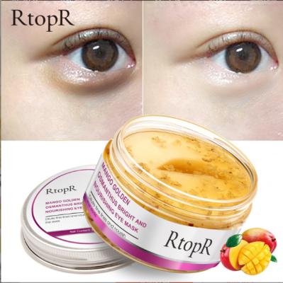 China Golden Nourishing Yanmei Mango Eye Mask Anti-Wrinkle Top Selling Brighten Nourishing Anti Wrinkle Dark Circles Eye Treatment Petals Eye Patches for sale