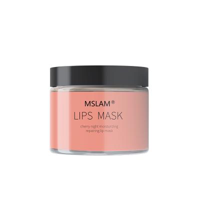 China Wholesale Cherry Moisturizing Repairing Lip Mask Moisturizing Cream 24 Hour Continuous Hydration Biopolymer Mineral Lip Mask for sale