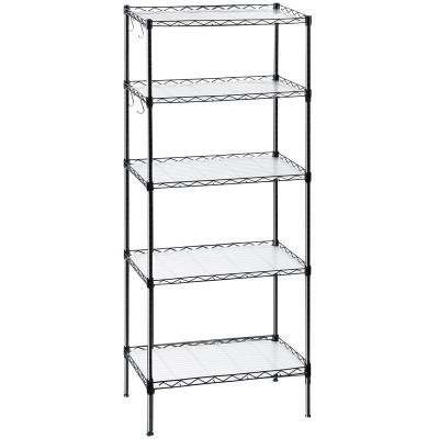 China Wholesale High Quality Durable Wire Double Sided Shelving 5 Tier Metal Storage Shelving Brackets for sale