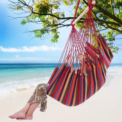 China High Quality Outdoor Portable Swing Chair Convertible Helicopter Chair Cloth Hanging Swing Chair With Two Cushions for sale