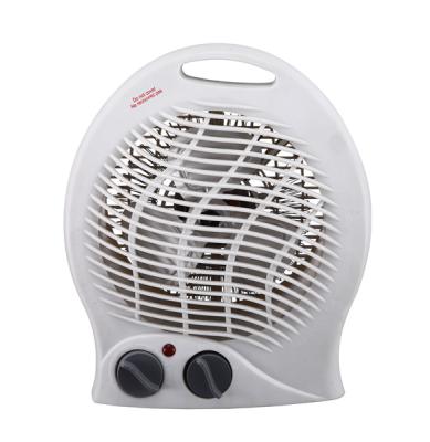 China Portable Personal Home 110-240V Electric Fan Heater Wholesale Price Adjustable Overheat Protection Thermostat for sale