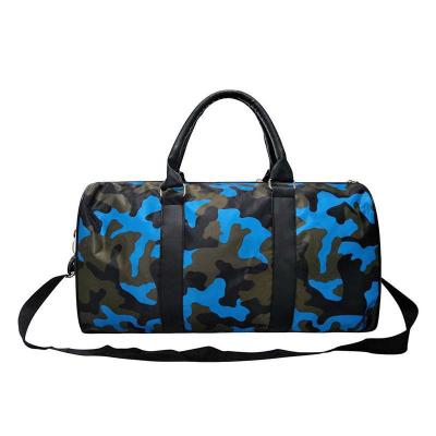 China Outdoor Activity Customized Logo Sports Camouflage Gym Bag Outdoor Travel Tote Yoga Bag For Unisex for sale