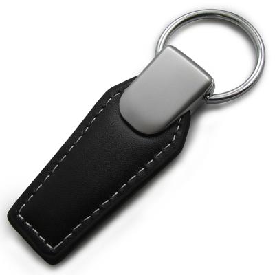 China Unisex Personalized Creative Custom Logo Leather Leather Key Chain Car Business Gift Pu Leather Key Chain Pendant for sale