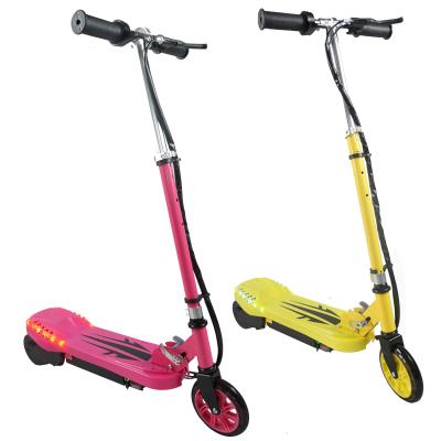 China 2022 New Design 2 Wheel Unisex Foldable Electric Scooter With LED Light Rear Kids Electric Scooter for sale