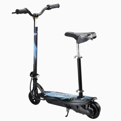 China Unisex Battery Foldable Electric Scooter Two Wheels 120W CE Approved Electric Kick Scooter With Seat For Kids for sale