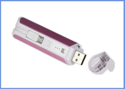 Κίνα Μίνι φορητό USB δύναμης καλώδιο μικροϋπολογιστών USB πακέτων 2200mah ενσωματωμένο, μπαταρία 18650 προς πώληση