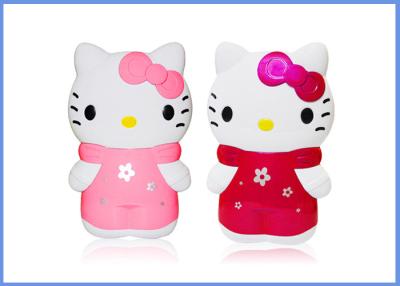 China Rote externe tragbare bewegliche Energie-Bank 3D Hello Kitty für Handy zu verkaufen