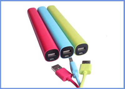 China Lipstick power bank , Portable USB Power Pack With LED Light External Battery for iPhone 4S for sale