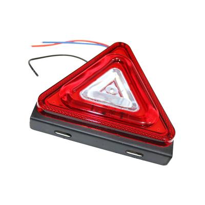 China Led trailer tail light truck lighting system trailer 12V waterproof and anti-collision red triangle lamp 24V for sale