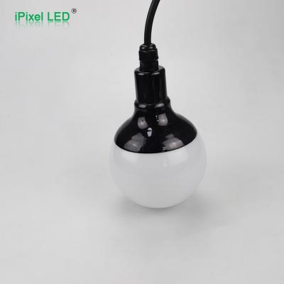 China LANDSCAPE Black Base RGB Aluminum Pixel LED Bulb 120mm 95mm 80mm Diameter Led Light Bulb for sale