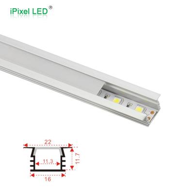 China Cabinet lighting led recessed profile light led aluminum profile channel for led strip for sale