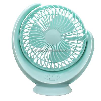 China USB Moon Cooling Desktop Fan 8 Inch Mini Fan Cooling USB Table with Natural Wind Mode for Home Office for sale