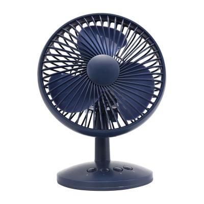 China Hotel Desk USB Rechargeable Fan Rechargeable Battery Portable Mini Electric Fan Oscillating Table Fan for sale