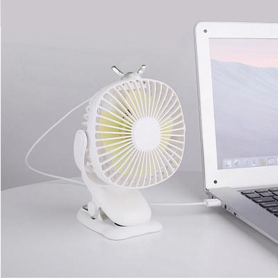 China Table Direct Portable Clip 5W 5V 4000mah Mini Rechargeable Battery USB DC Fan Camping Hotel Factory Factory High Capacity Plastic Li-ion for sale