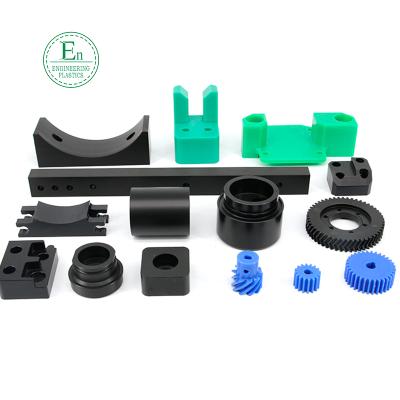 China OME Industrial / Automatic Milling Machine Processing High Hardness Non-uniform Plastic Green Cast Nylon Parts CNC Machining for sale