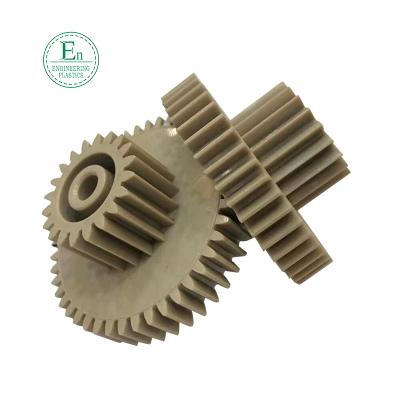 China Widely Use 2 Layer Mod Transmission Spur Gear Pom Cylinder Custom Industrial Nylon Spur Gears for sale