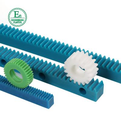 China Widely Use Industrial Custom Plastic CNC Nylon Pom Pom Flexible Tooth Rack And Pinion For Linear Motion for sale