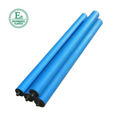 China For Conveyor System Wear To Resist Silicone Rubber Roller Custom Precision CNC Machining Rubber Conveyor Idler for sale