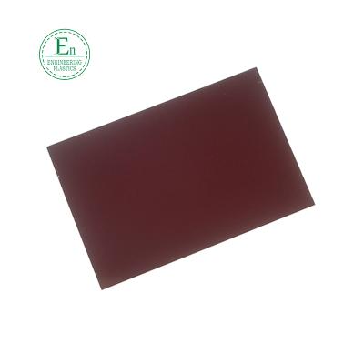 China Polycarbonate PC light red wine factory direct sales anti-static plastic sheet wear-resistant and impact-resistant sheet for sale