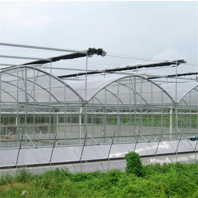 China Easily Assembled Green Polycarbonate Tunnel House For Tomato Farm Planting Greenhouse Film Greenhouse High Tunnel Greenhouse for sale