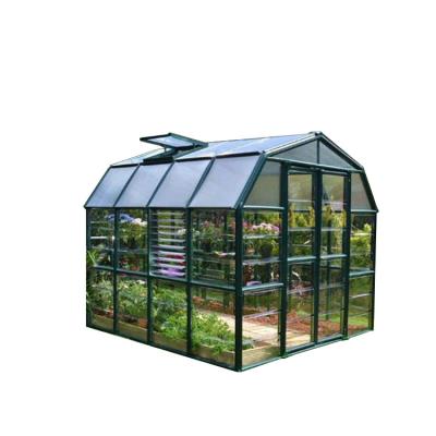 China Greenhouse Flower House Small PE Greenhouse Plastic Walk In Tunnel Garden Small Greenhouse Walk In Yard Greenhouse for sale