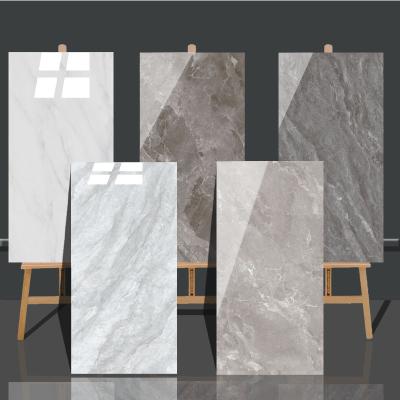 China Glazed Metallic Tiles Natural Stone Look Marble Full Polished Glazed  Big Slab 900x1800 floor tiles Porcelain Ceramic  Tiles for sale