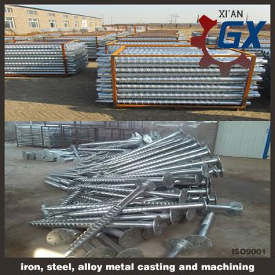 China line type helical pile & screw pile for sale