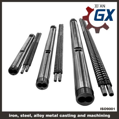 China Parallel bimetallic twin Screw & Barrel for sale