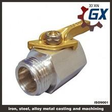 China Cast NPT Full Port Private Label on Handle Ppr Ball Valve With Brass Ball for sale