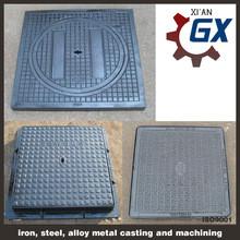 China ductile cast iron square manhole cover for sale