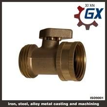 China Cast NPT Full Port Private Label on Handle Brass Ball Valve for Gas for sale