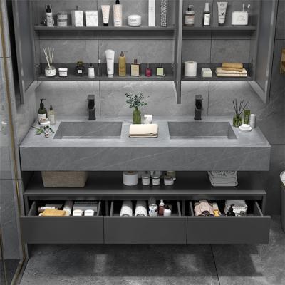 China Modern Professional Shoe Tilting Cabinet Agglomerated Stone for sale