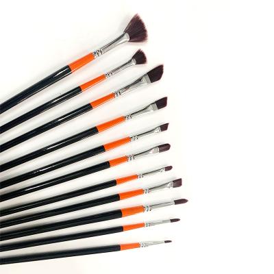 China To Paint 2022 New 11Pieces Cheap Brush Set For Artist Oil Painting for sale